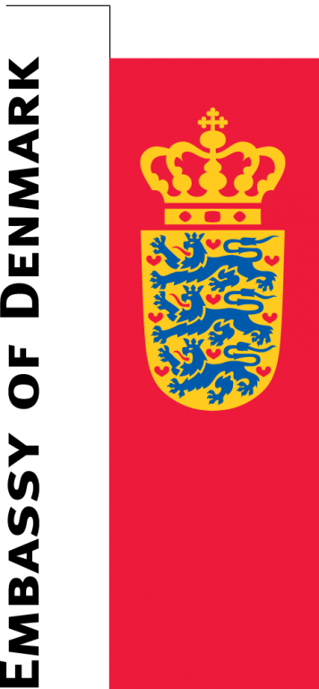 Dánsko - logo ambasády